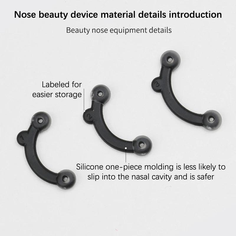 Beauty Nose Up Lifting Bridge Shaper Massage Tool No Pain Nose Invisible Shaping Clip Clipper Women Girl Massager 3 Size