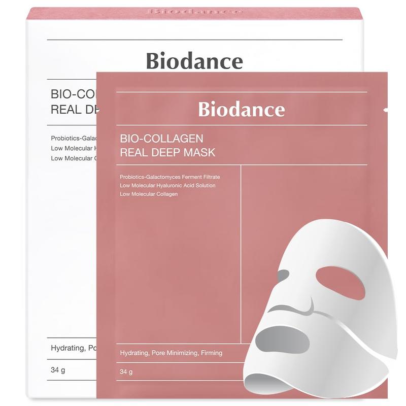 [BIODANCE] Bio-Collagen Real Deep Mask Duo (8ea), All in One Care, Hydrating, Pore Minimizing, Firming Gel Type Mask Pack, Korean Skincare