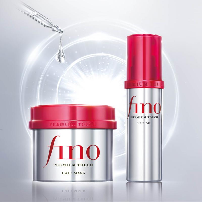 FINO Premium Touch Hair Essence Mask 230g x Shiseido Fino Premium Touch Essnce Hair Oil 70ml (2 Pack)