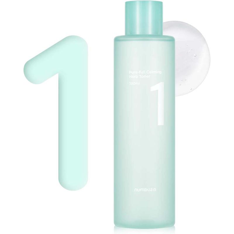 [Numbuzin] No.1 Pure-Full Calming Herb Toner 300ml, Acne-Prone Skin, Centella Asiatica, Deep Calming, Korean Skin Care For Face