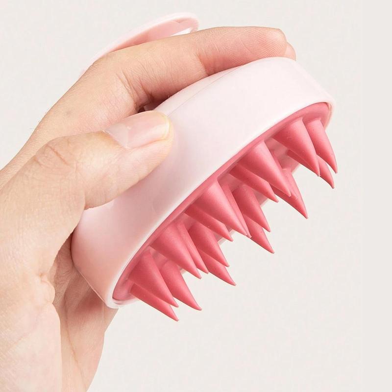 Soft Silicone Scalp Massager, 1 Count Wet & Dry Use Hair Scalp Massage Brush, Scalp Care Brush for Men, Women, and Children