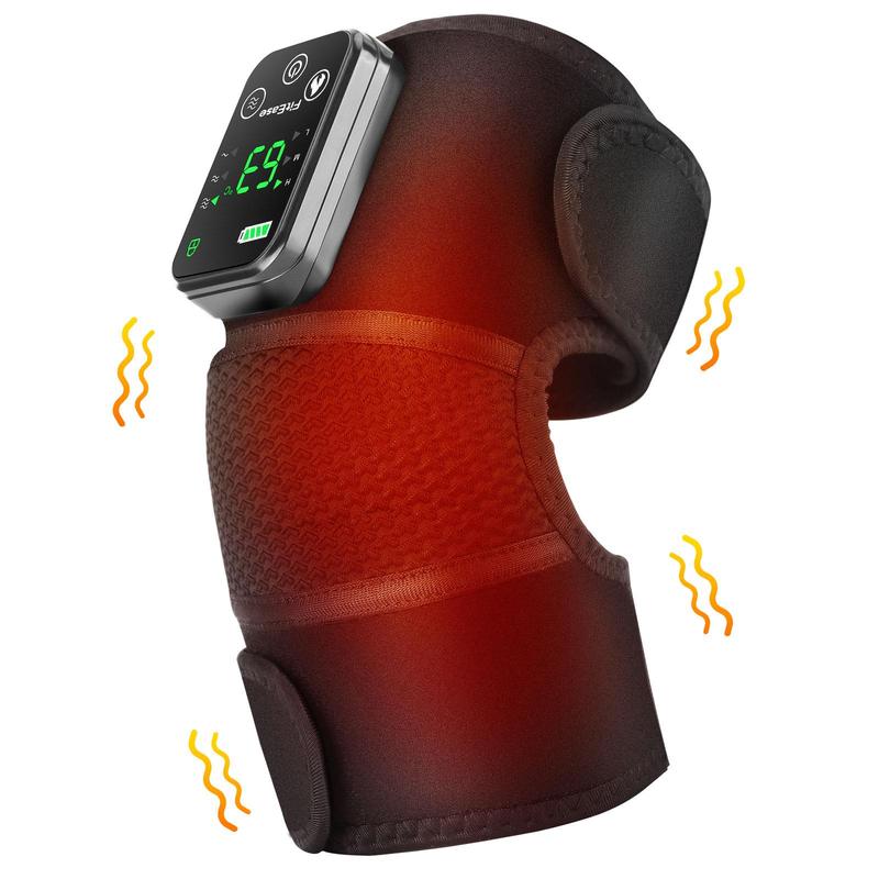 Heating Knee Massager, Knee Shoulder Elbow 3-in-1 Heating Vibration Massagers, Body Care Wireless Hot Compress Body Massager for Muscle, Birthday Gifts, Gift for Christmas & Fall, Winter Gift