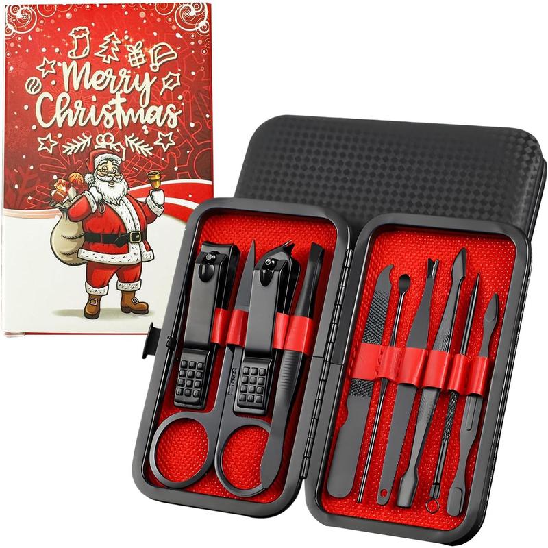 Manicure Set for Men, Stocking Stuffers for Adults, Teen Boy, Gift for Christmas, Nail Clipper Grooming Kit, Stocking Stuffers for Men, Women Stocking Stuffers for Christmas