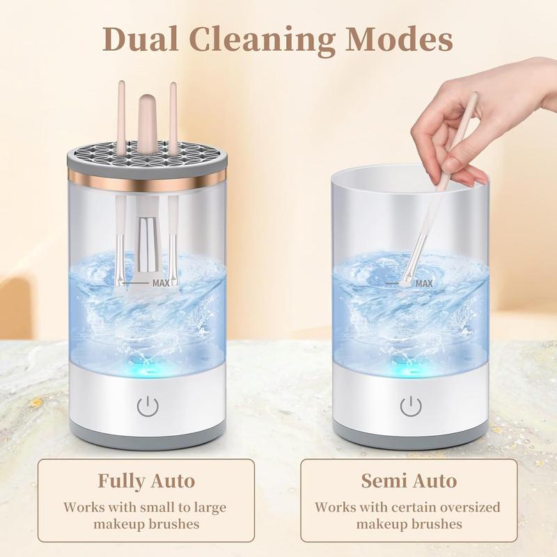 Electric Makeup Brush Cleaner, Makeup Cleaning Tool, Suitable for Travel and Home Use, Ideal for Makeup Enthusiasts and Professionals, Christmas, Christmas Gift