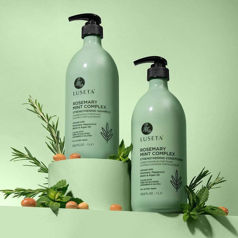 Luseta Rosemary Mint Complex Shampoo & Conditioner Sulfate Free Paraben Free Hair Loss Regrowth Natural Ingredients