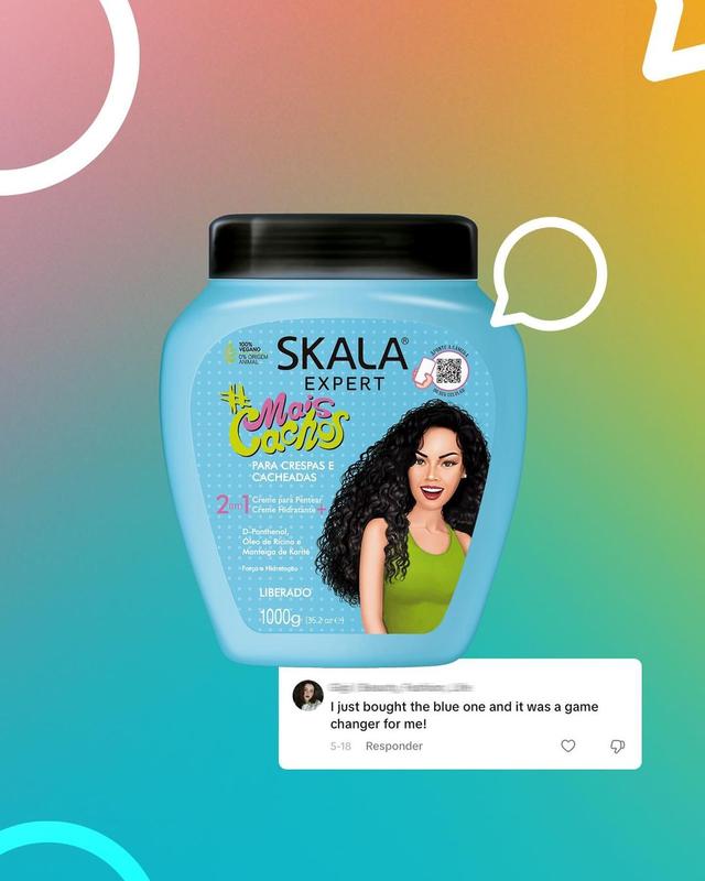 Skala Expert Mais Cachos 35.2 oz (Blue Skala) - Brazilian Viral Curly Hair Product