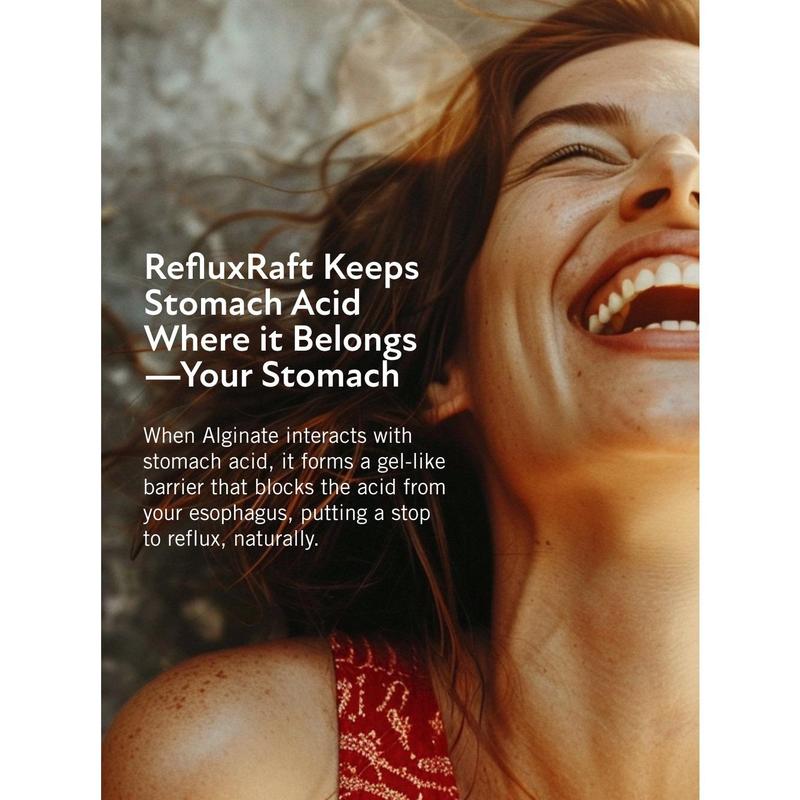 RefluxRaft- Lemon Ginger All-Natural Acid Reflux Therapy