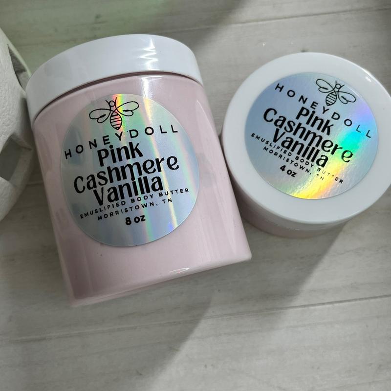 Nourishing Pink Cashmere Vanilla Emulsified Body Butter for Ultimate Hydration - Body Care