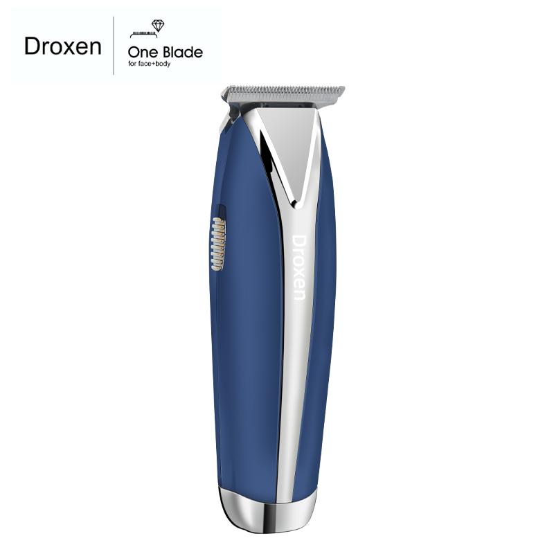 Droxen Cordless Hair Clipper Kit, Electric Body Hair Trimmer for Men, Waterproof Electric Shaver, Facial Hair Removal Tool, Precision Blades, 3 Guide Combs barber equipment