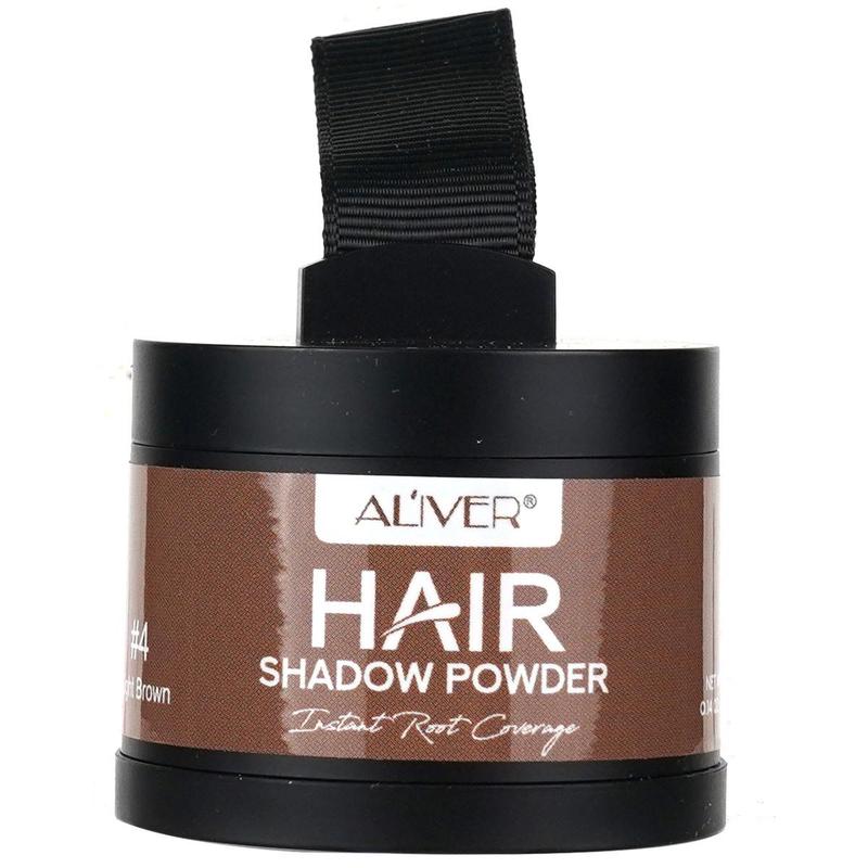 Aliver Hairline Powder, Hairline Shadow Coverage Touch Up Hair, for Women Hair Root Touch Up Powder,Dark Brown