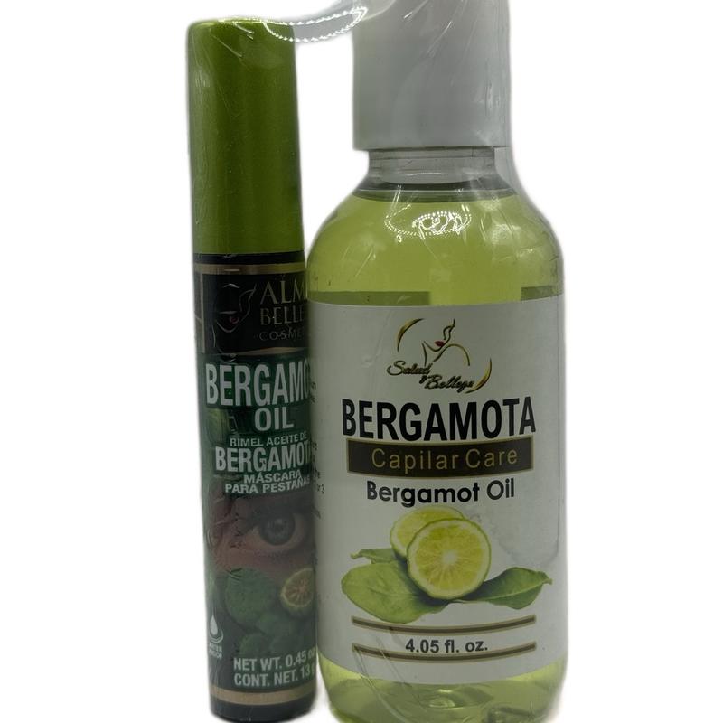 Bundle Bergamota oil with bergamota mascara Alma Belleza Cosmetic