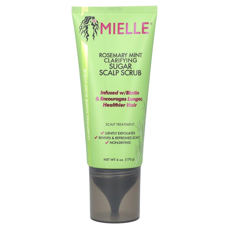 Mielle Clarifying Sugar Scalp Scrub, Rosemary Mint, 6 oz (170 g)