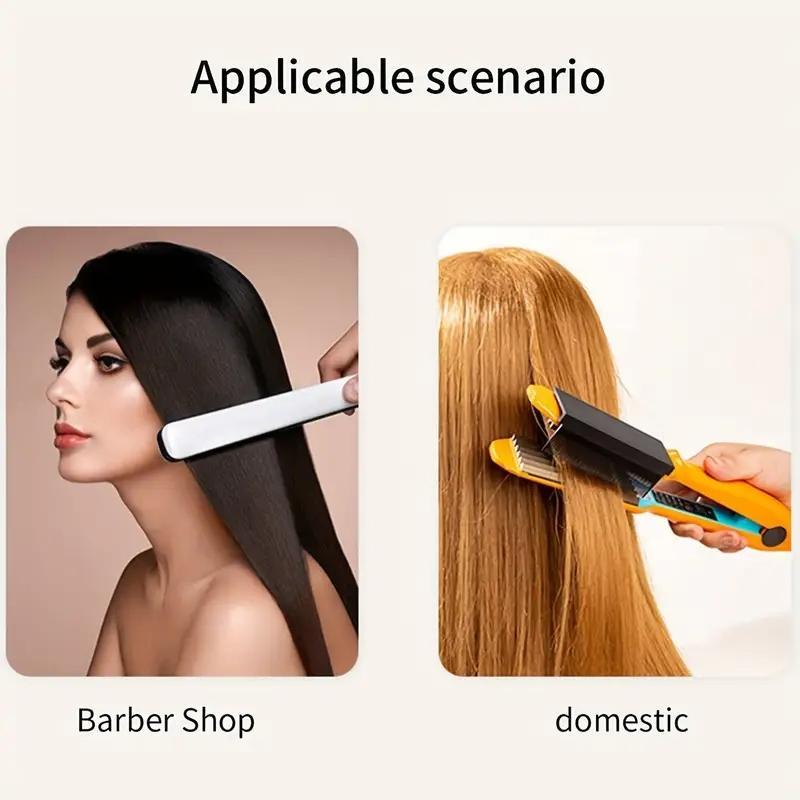 Barber Straightening Comb Attachment for Hair, Hair Straightener Comb, Hair Straightening Comb Attaches To Flat Iron for Low and High Temperature