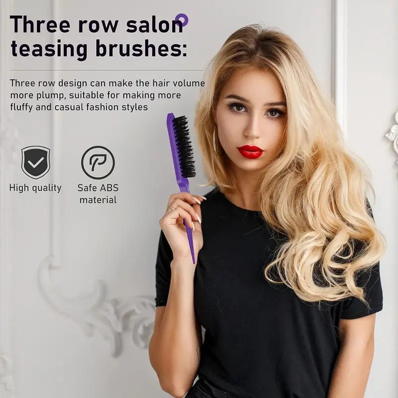 Hair Styling Tool Set, 12pcs set Hair Brush & Combs & Massage Brush & Hair Tie & Hair Clips & Hair Spray Bottle, Heatless Styling Tools Set, Hair Products, Hair Essentials, Slick Back Bun Girl, Hair Styling Tools, French Combs, Christmas Gift