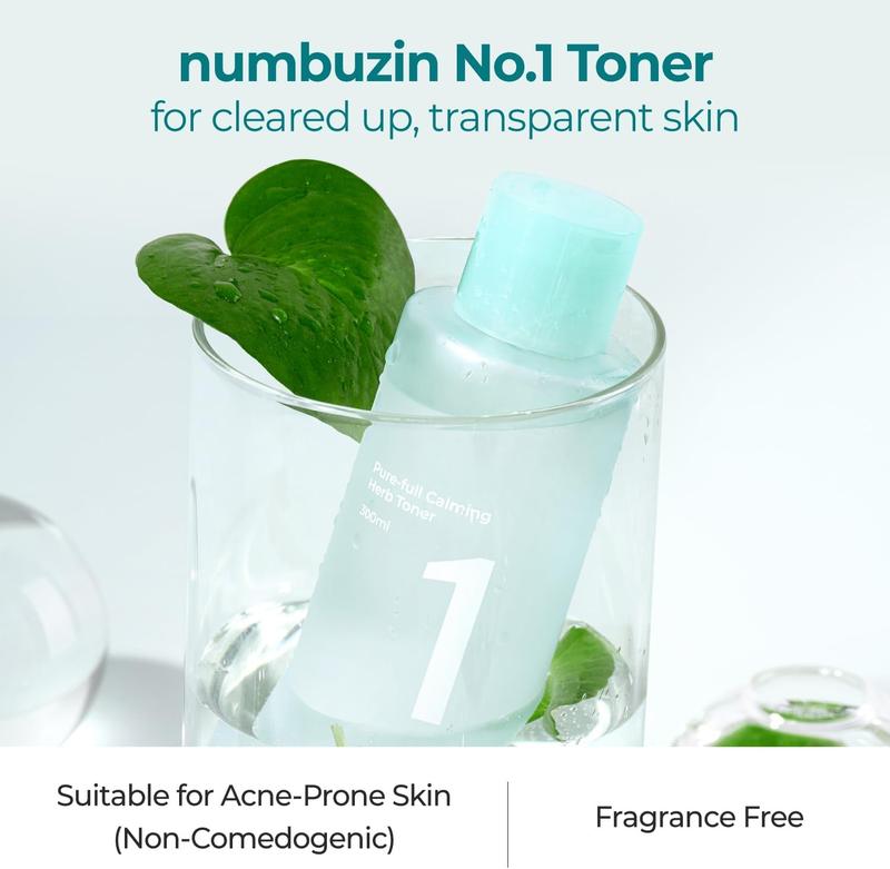 [Numbuzin] No.1 Pure-Full Calming Herb Toner 300ml, Acne-Prone Skin, Centella Asiatica, Deep Calming, Korean Skin Care For Face