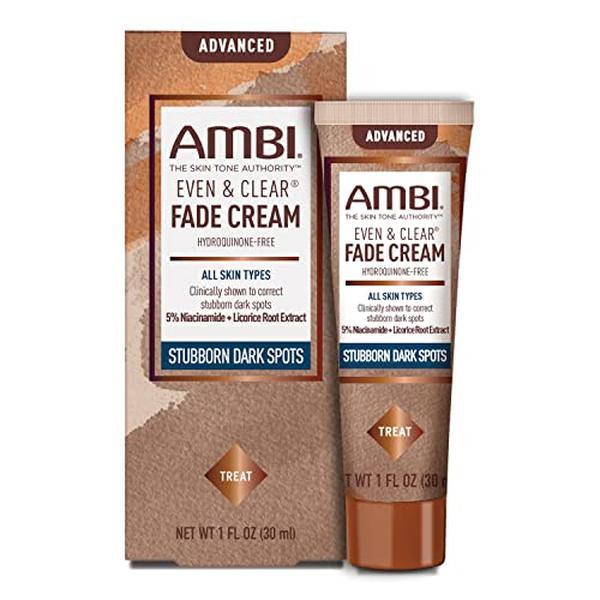 Ambi Even & Clear Advanced Fade Cream - Hydroquinone-free Hyperpigmentation Treatment - Skincare, Moisturizers