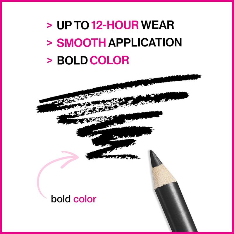 Color Icon Kohl Eyeliner Pencil, Rich Hyper-Pigmented Color, Smooth Creamy Application, Long-Wearing Matte Finish Versatility, Cruelty-Free & Vegan