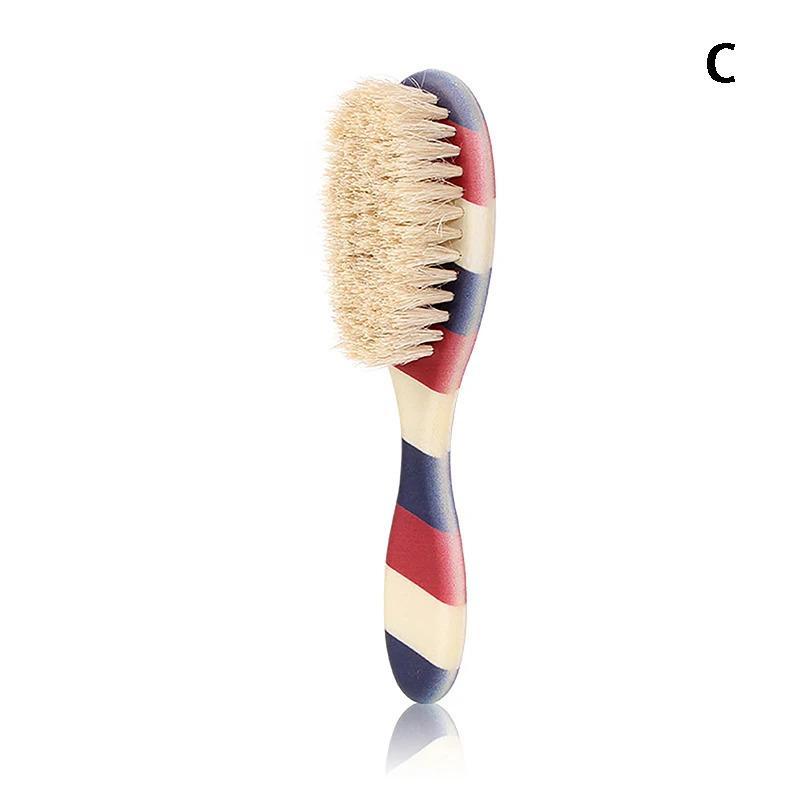 Boar Bristle Beard Brush, Professional Hair Styling Comb, Hair Styling Tool for Salon & Barber Shop, Hairdressing Tool for Men