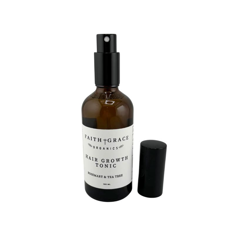 Rosemary and Tea Tree Hair tonic spray, made in USA