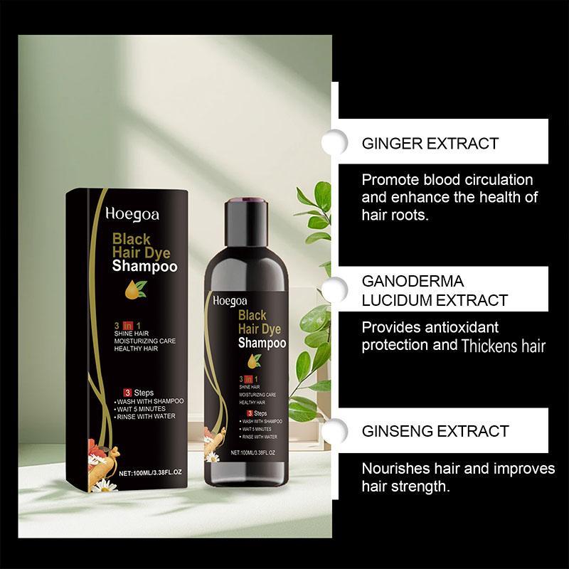 Ginger Extract Hair Shampoo, 2 Counts set Hair Care Shampoo, Moisturizing Hair Care & Styling Product for Men & Women