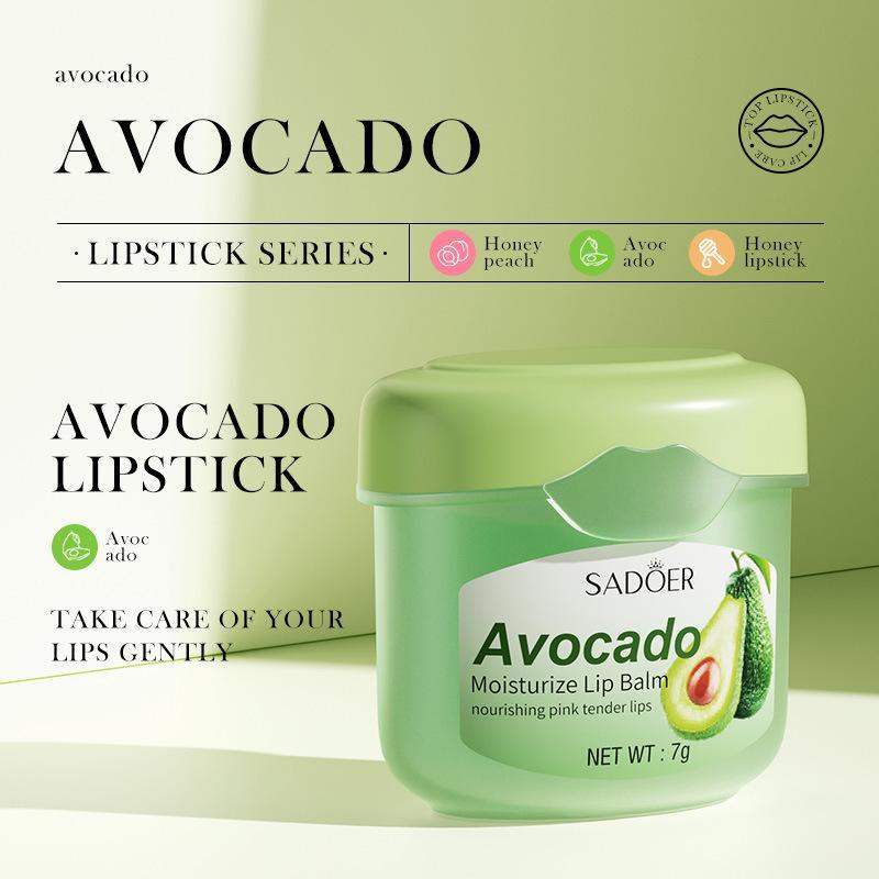 SADOER Juicy Comfort Fruit Flavor Lip Balm, Hydrating Lip Moisturizer, Moisture Lip Care Makeup Product, Personal Skincare Product for Women & Girls