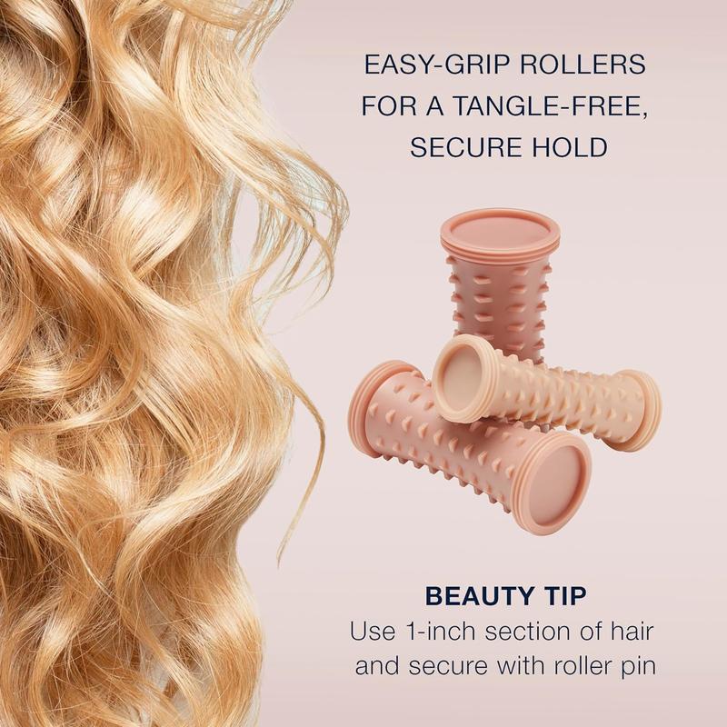 Double Ceramic Hot Rollers for Long, Medium, and All Hair - Hair Curler - Hair Roller Clips Included - 1 2 inch, 3 4 inch, and 1 inch Rollers