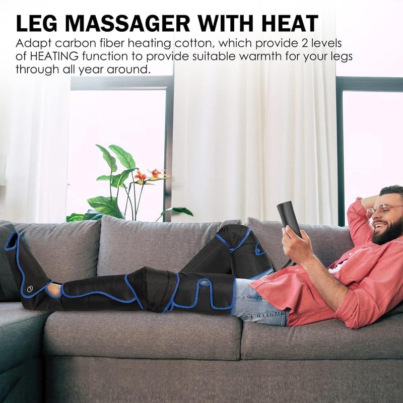 TOLOCO Leg Massagers: Perfect Celebration Gift with 6 Massage Modes and 3 Vibration Settings for Soothing and Rejuvenating Tired Legs