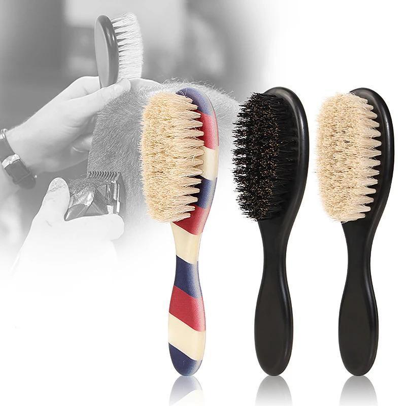 Boar Bristle Beard Brush, Professional Hair Styling Comb, Hair Styling Tool for Salon & Barber Shop, Hairdressing Tool for Men