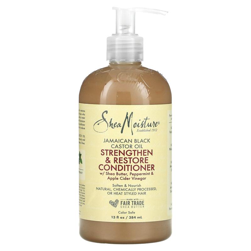 SheaMoisture Jamaican Black Castor Oil Strengthen & Restore Conditioner,  13 fl oz (384 ml)