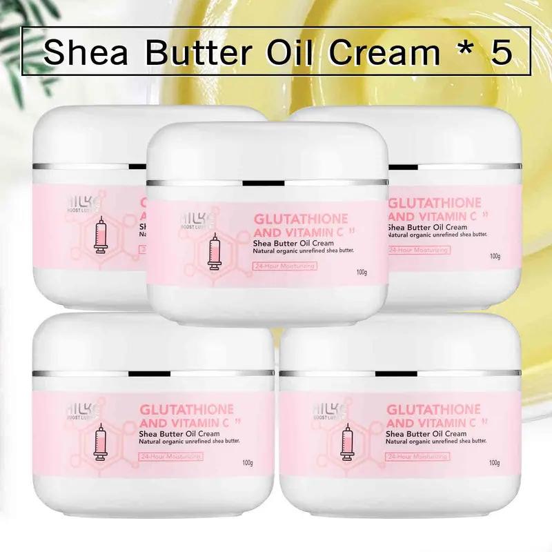 AILKE whitening and lightening cream suitable for face and body, Shea butter oil natural intensive moisturizing repair broken skin