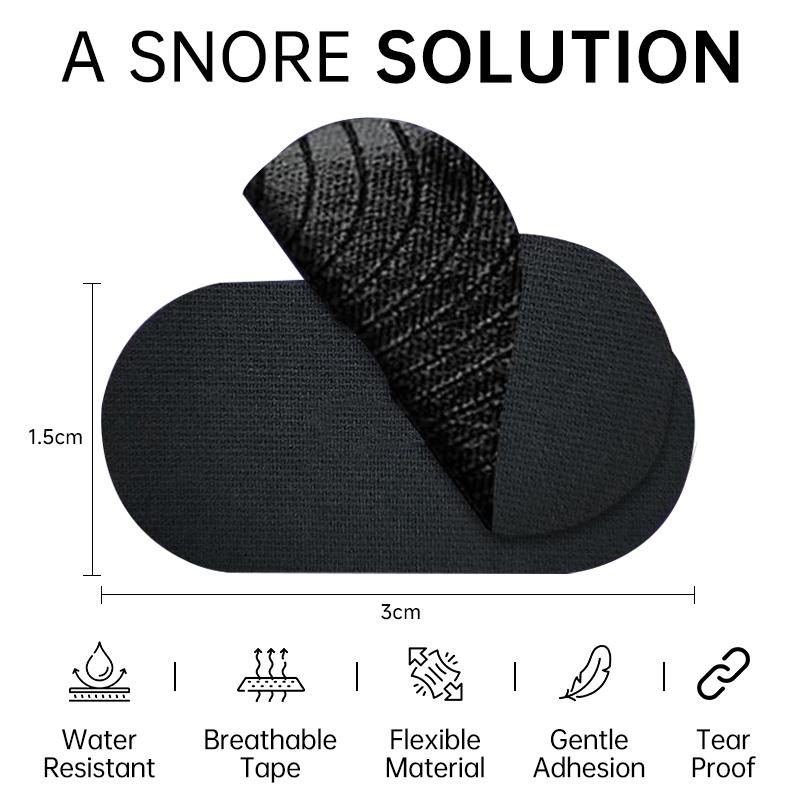 3-Pack Mouth Sleep Tape (3 Month Supply) -Breathable Snoring Stopper Tape with Comfortable Adhesive & Latex Free,,Gentle for Skin & Painless Removal