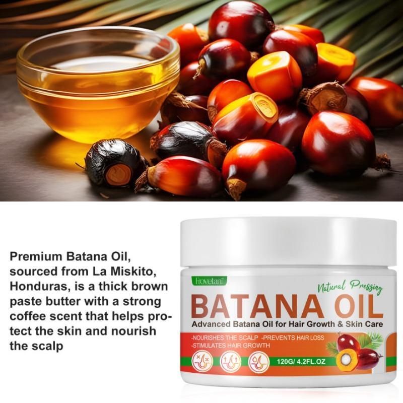 Batana Oil, Organic Hair Oil for Hair Strengthening & Moisturizing, Hair Care Product for All Hair Types, Suitable for Women & Men