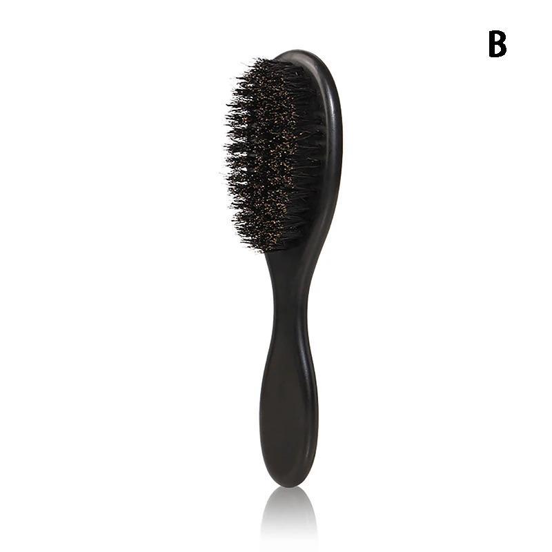 Boar Bristle Beard Brush, Professional Hair Styling Comb, Hair Styling Tool for Salon & Barber Shop, Hairdressing Tool for Men