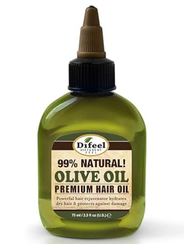 Difeel 99% Natural Blend Olive Oil Premium Hair Oil 2.5 oz