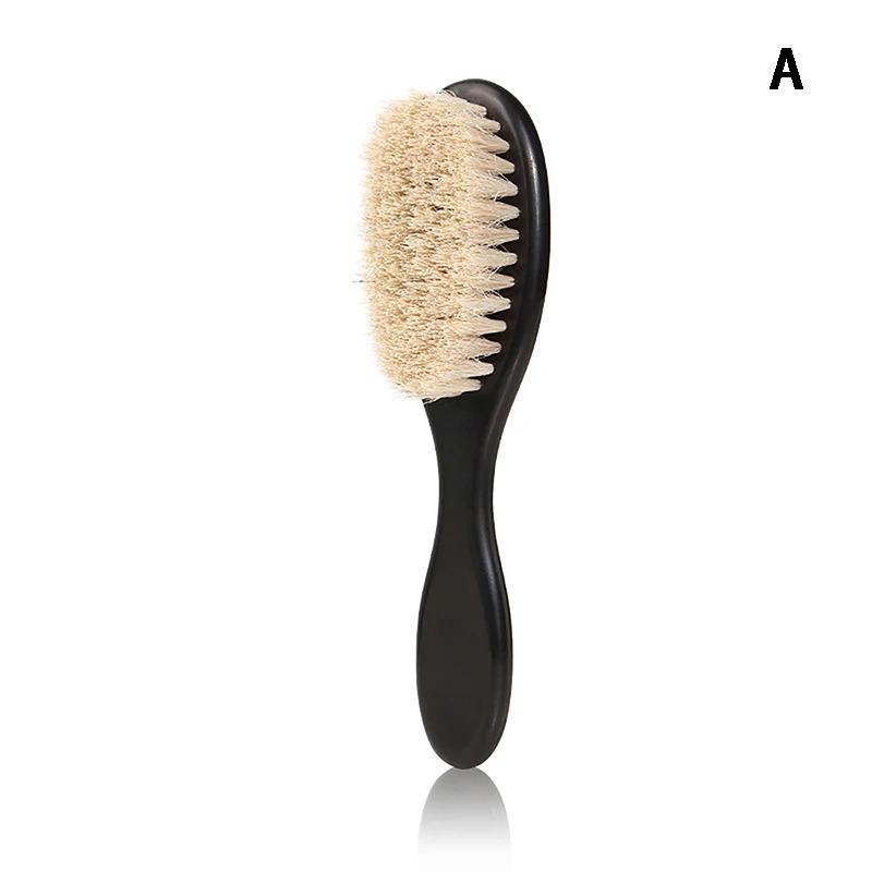 Boar Bristle Beard Brush, Professional Hair Styling Comb, Hair Styling Tool for Salon & Barber Shop, Hairdressing Tool for Men