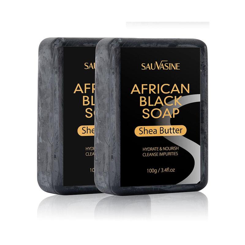 African Black Soap, 1 Count  5 Counts Deep Cleansing Body Soap, Moisturizing Skin Soap, Body Wash & Soap for Women & Men