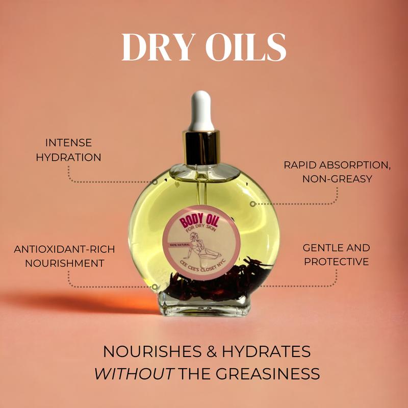 Scented Dry Body Oil Refill for Non Greasy Moisture