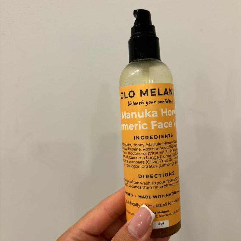 Raw Manuka Honey and Turmeric Face Wash (NEW) skincare routine