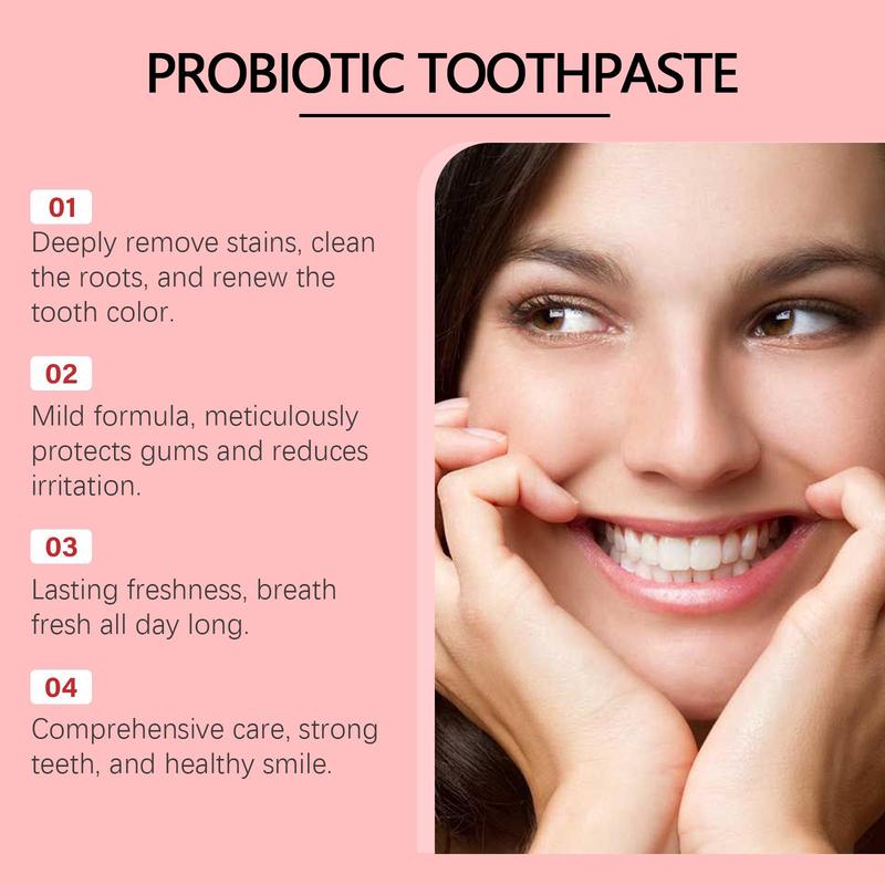 Probiotic Toothpaste, 1 Box 2 Boxes Oral Care Toothpaste, Deep Cleaning Toothpaste, Oral Care Product for Adults, Toothpaste for Cleaning Teeth