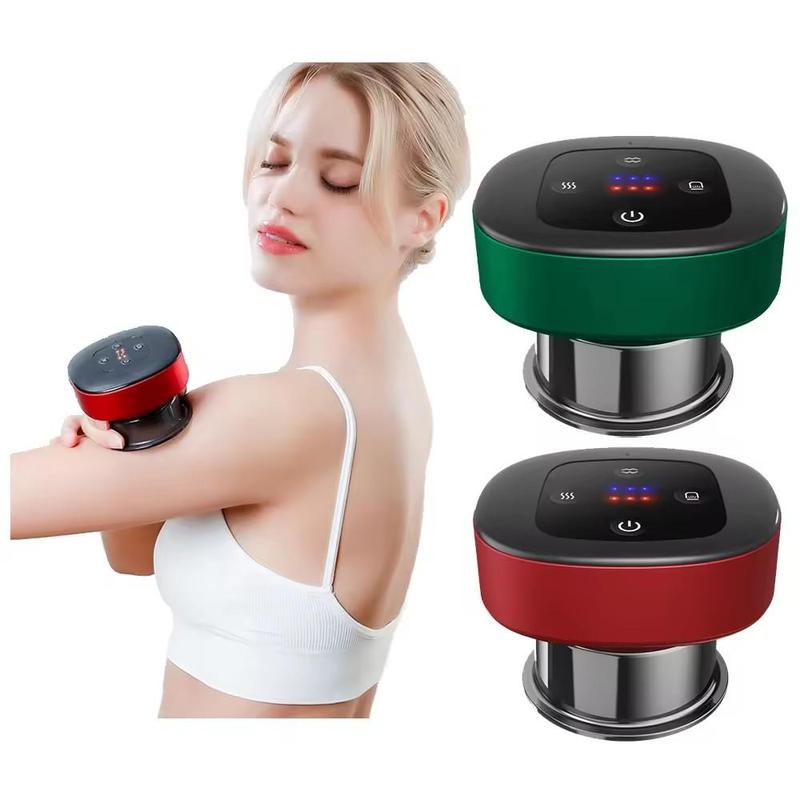 Smart Vacuum Electric Cupping Machine, Christmas Gifts Fall Gifts, 1 Box Negative Pressure Suction Heating Massager, Meridian Dredging Scraping Instrument, Winter Gift