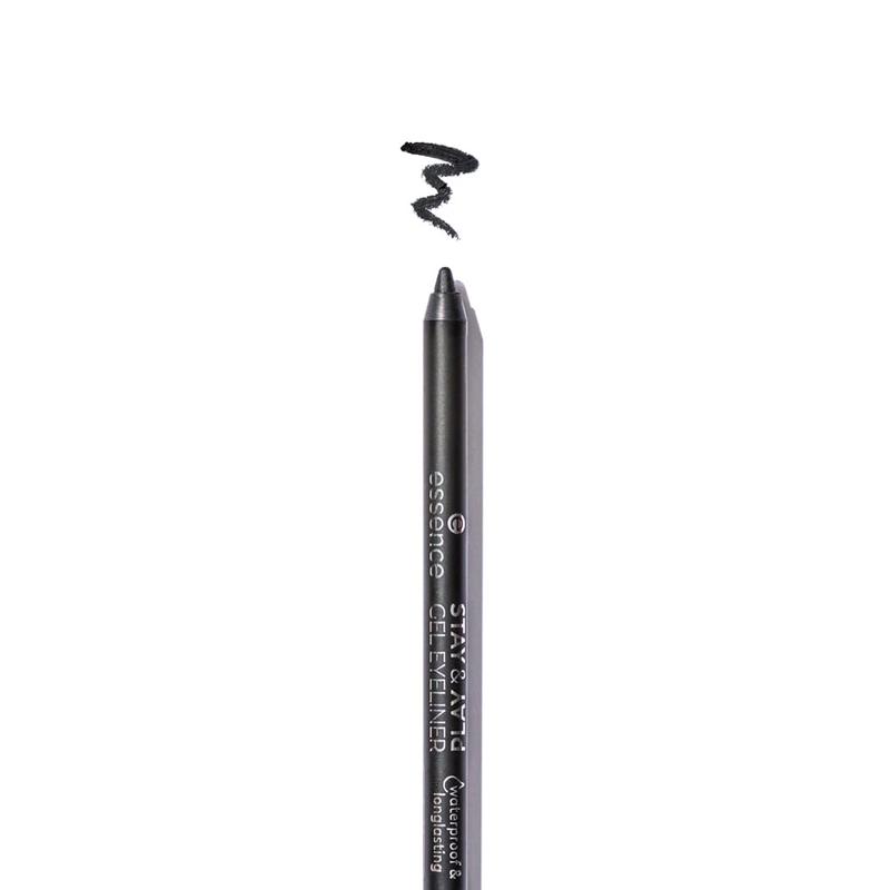 essence | Stay & Play Gel Eyeliner | Super Soft Gel-like Texture | Waterproof & Longlasting | Vegan & Cruelty Free (Black Raven)