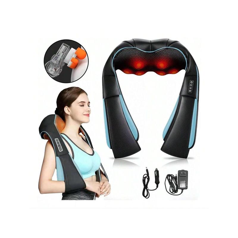 Neck Shoulder Back Massager With Heat - Shiatsu Neck Massager Present, Gift For Men Women Mom Dad - Deep Kneading Massage For Neck, Back, Shoulder, Waist, Leg, Feet And Muscle