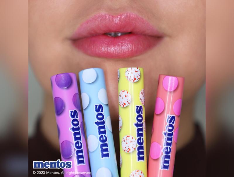 Mentos Candy Roll Lip Balm