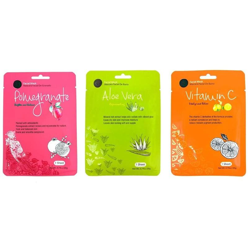 Essence Mask Variety Set Classic Authentic Korean Moisturizing Skincare (12 Pieces)