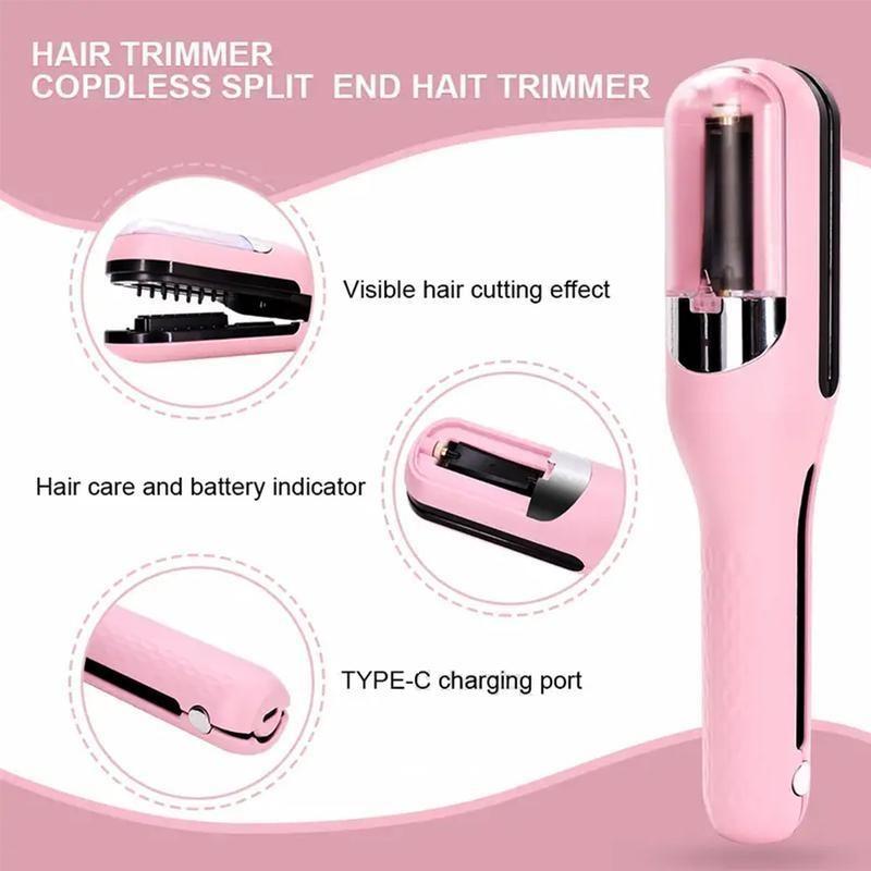 Repair 2 in 1 Hair Trimmer USB for Frizzy, Dry, Damaged, Colored, Broken, Curly, Straight or Bleached Split Ends, Men and Women Personal Care Products Comfort