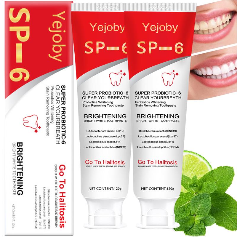 [90% People Choose] Sp-6 Ultra Whitening Toothpaste,Probiotics Bright White Toothpaste,Sp 6 Toothpaste,Ultra Whitening Toothpaste Sp-6,Sp-6 Probiotics Whitening Toothpaste,Fresh Breath