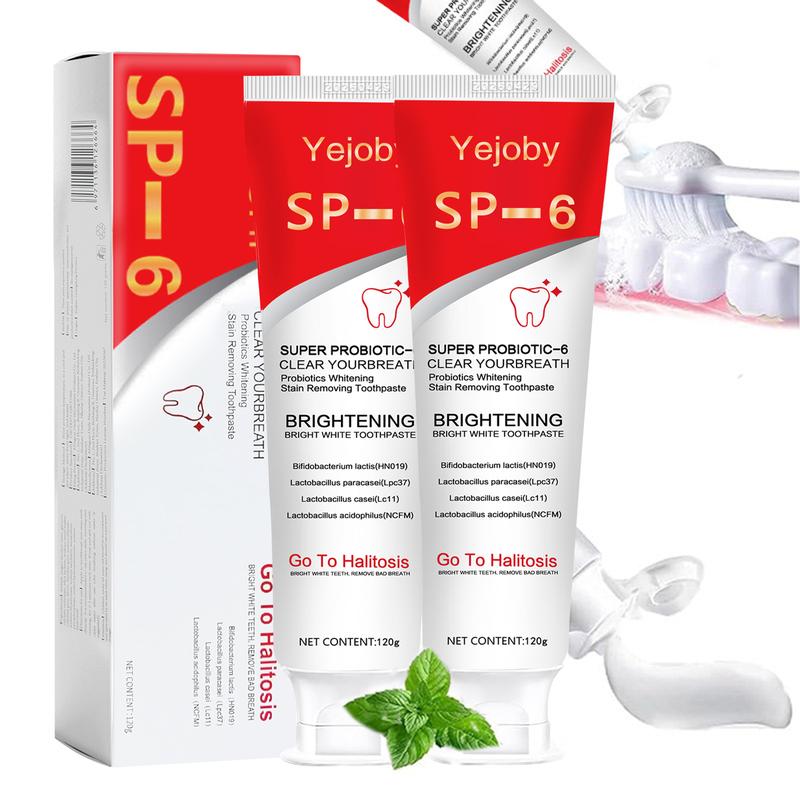 [90% People Choose] Sp-6 Ultra Whitening Toothpaste,Probiotics Bright White Toothpaste,Sp 6 Toothpaste,Ultra Whitening Toothpaste Sp-6,Sp-6 Probiotics Whitening Toothpaste,Fresh Breath