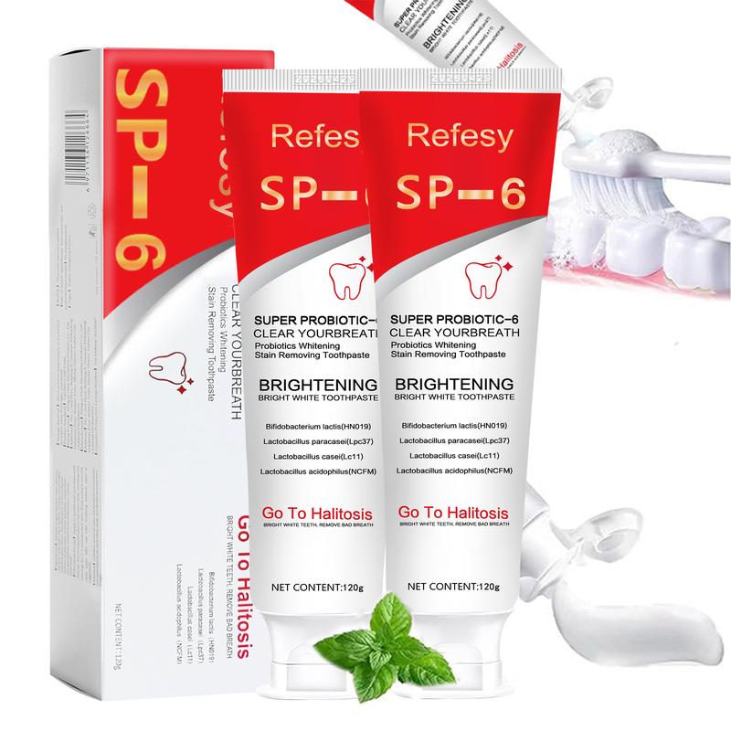 [Upgraded Version]  Super Probiotic Sp-6 Toothpaste, Sp-6 Ultra Whitening Toothpaste, Sp 6 Toothpaste,Fresh Breath, Sp-6 Toothpaste 4.9 oz SP-10,SP-10 SP-8 SP-4 sp-10 sp-8 sp-4 sp8 sp6 sp4 SP-10