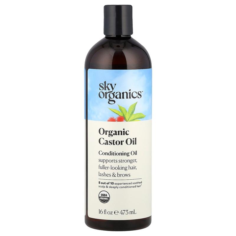 Sky Organics Organic Castor Oil, Conditioning Oil, 16 fl oz (473 ml)