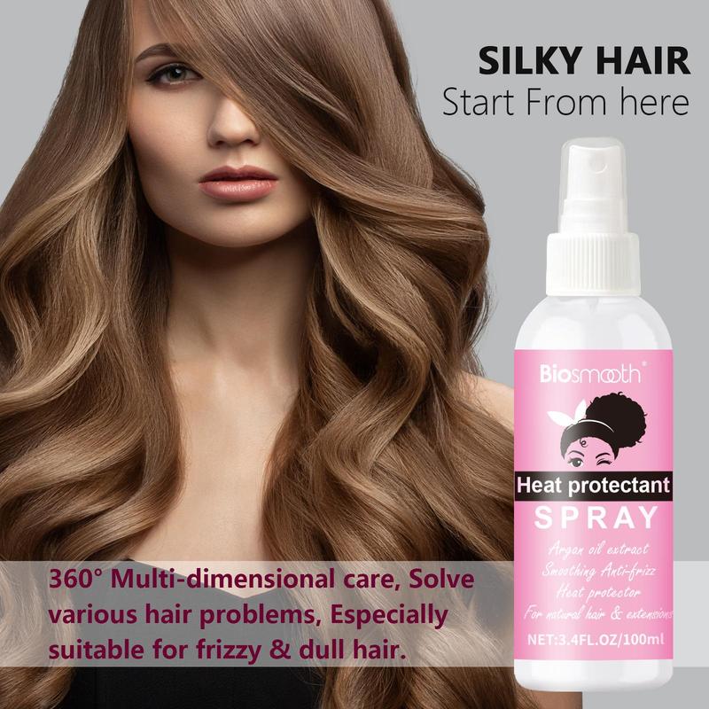 100ml Hair Heat Protector Spray, Professional Grade Thermal Protector Leave-in Conditioner, Anti-frizz Shine Spray For All Hair Types, Hair Products